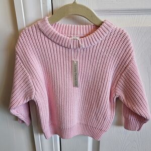 LPK Pink Knit Sweater NWT